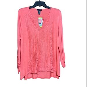 RXB new with tags coral top size medium